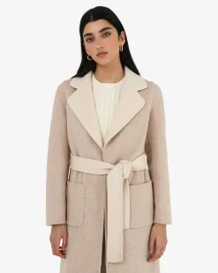 Camille Wool Tie Coat