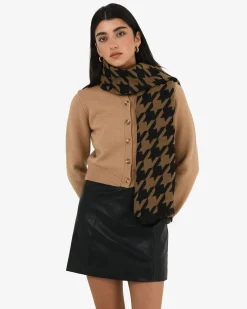 Carina Houndstooth Scarf