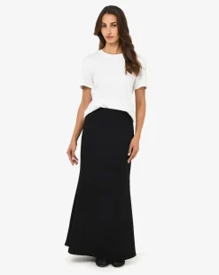 Caris Flared Maxi Skirt