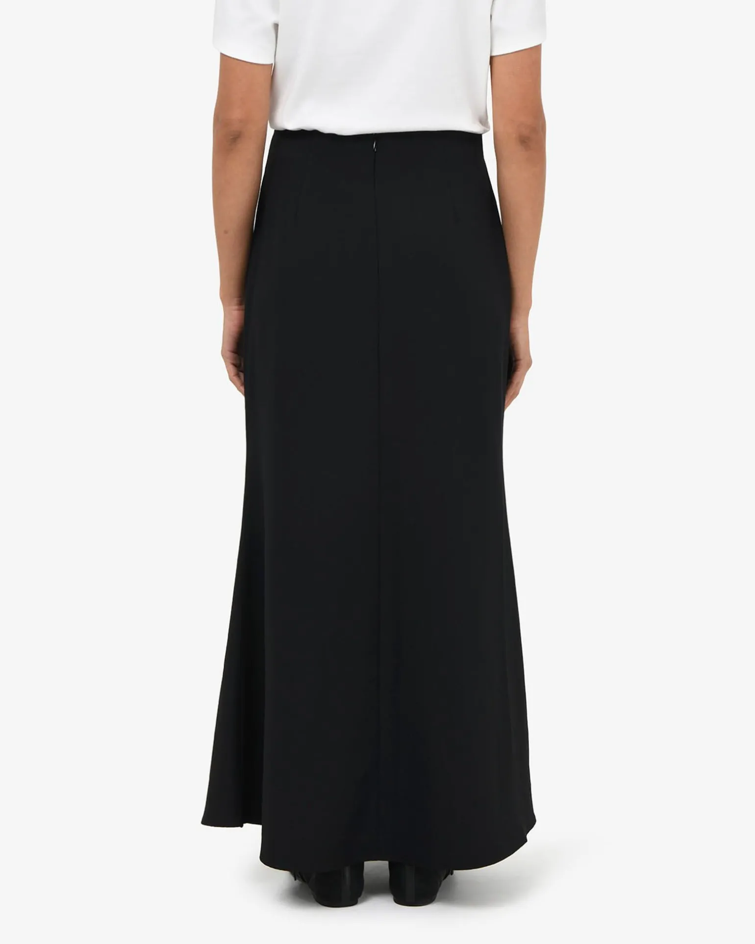 Caris Flared Maxi Skirt