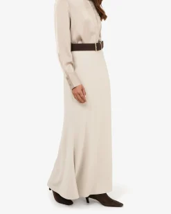 Caris Flared Maxi Skirt