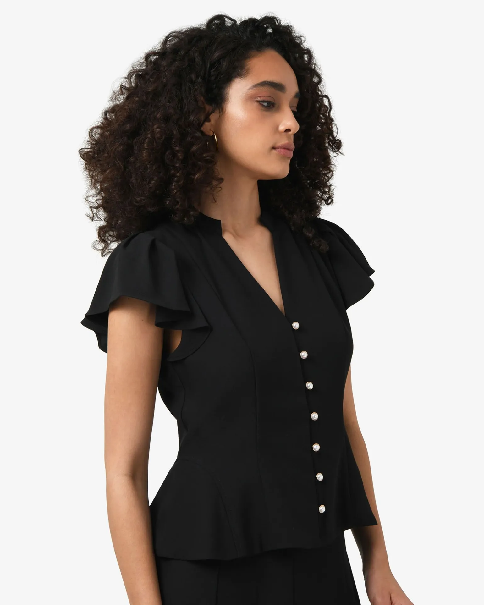 Carissa Gathered Sleeve Top