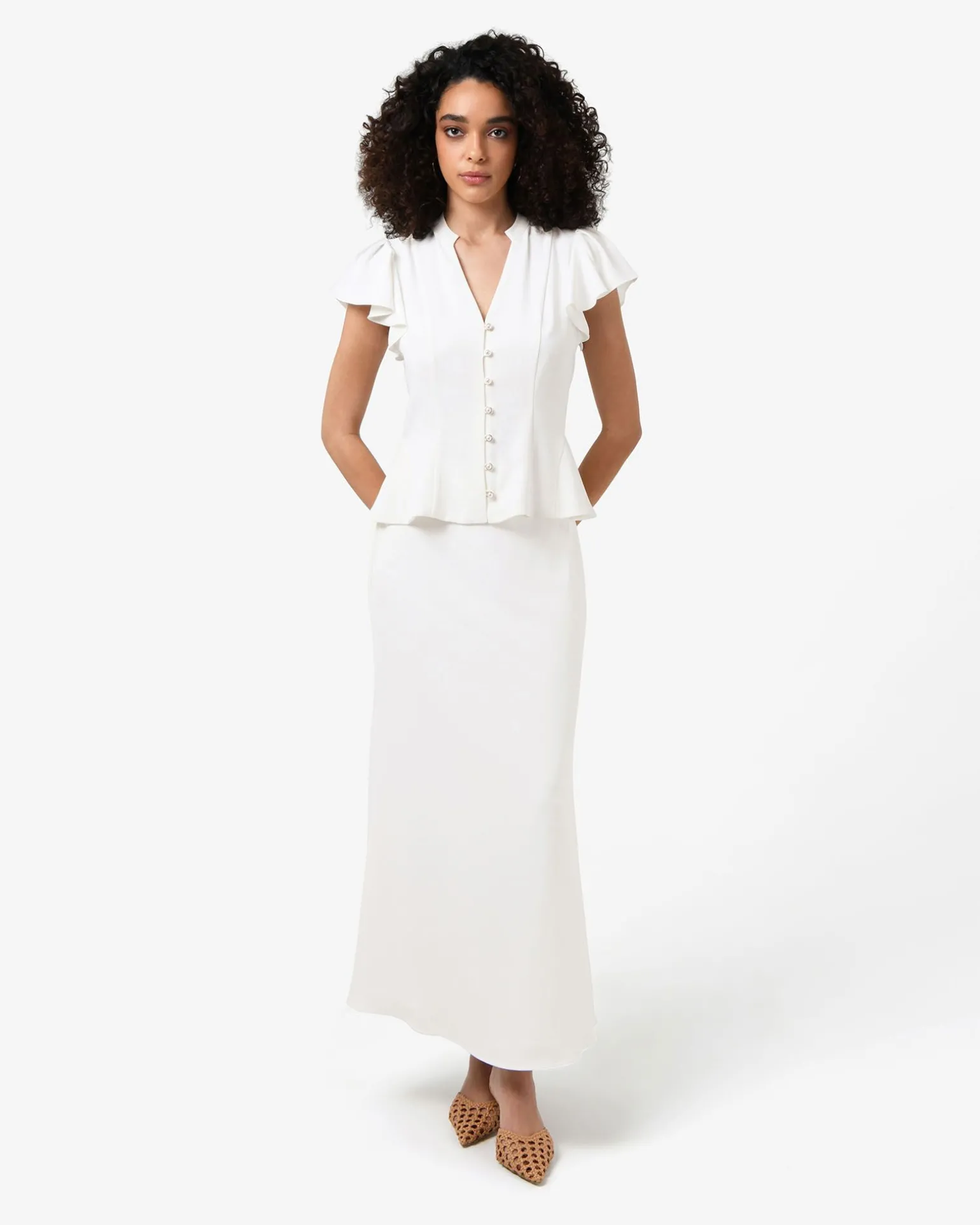 Carissa Gathered Sleeve Top