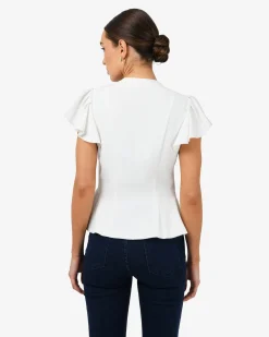 Carissa Gathered Sleeve Top