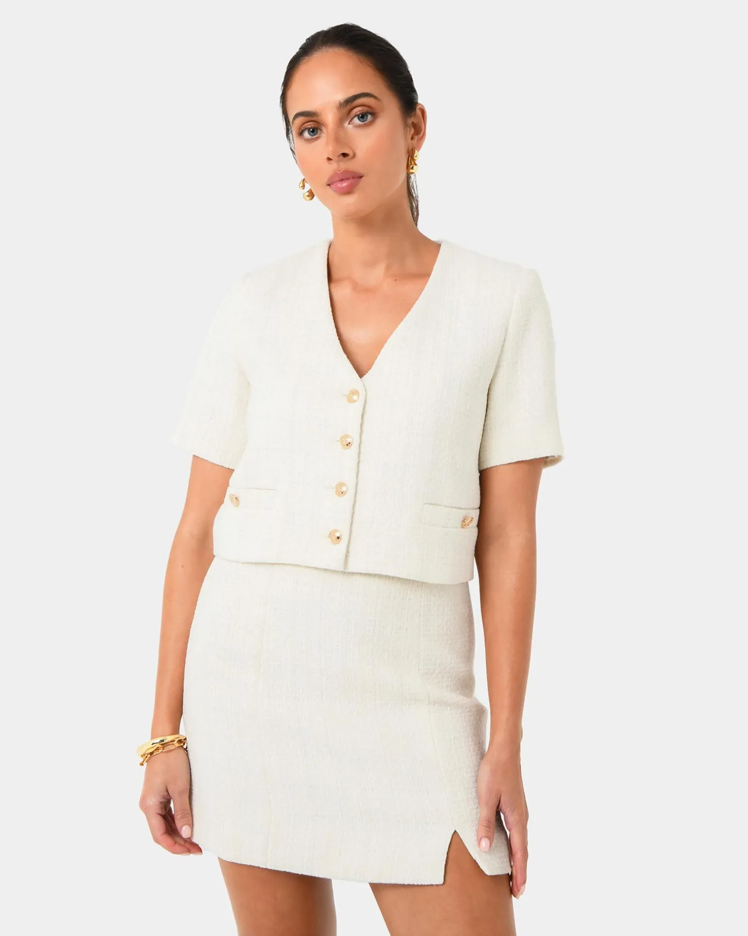 Carmen Tweed A-line Skirt