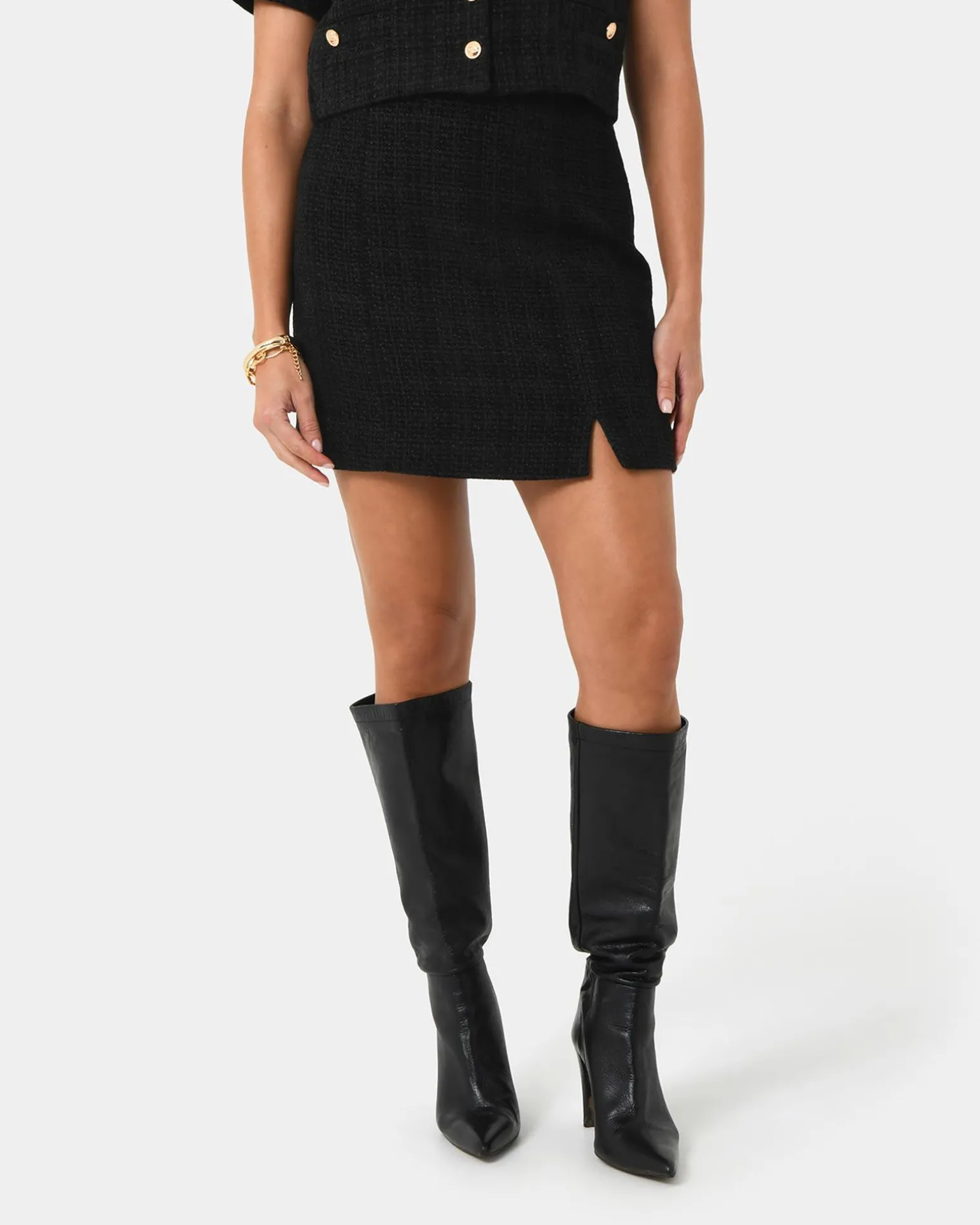 Carmen Tweed A-line Skirt