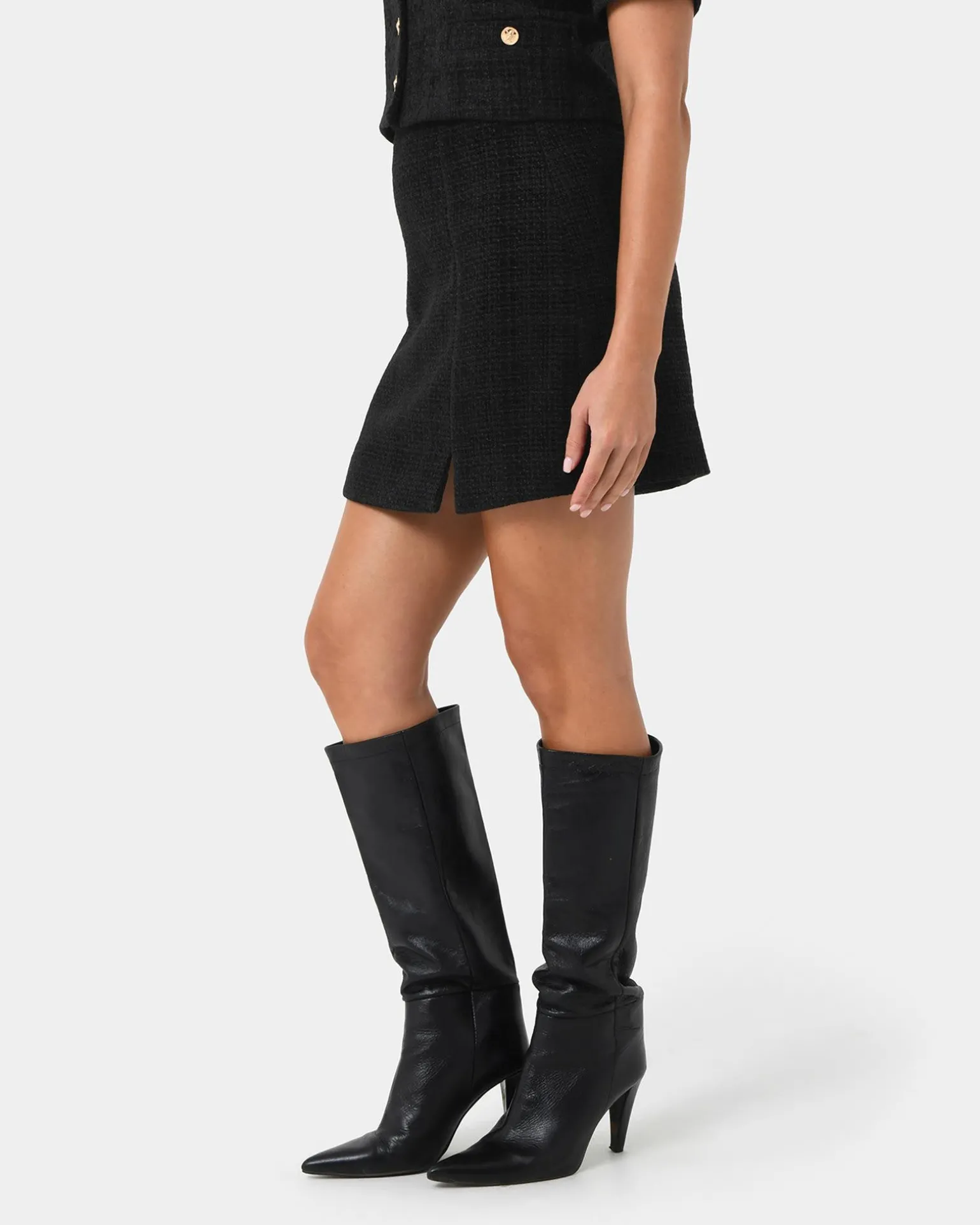 Carmen Tweed A-line Skirt