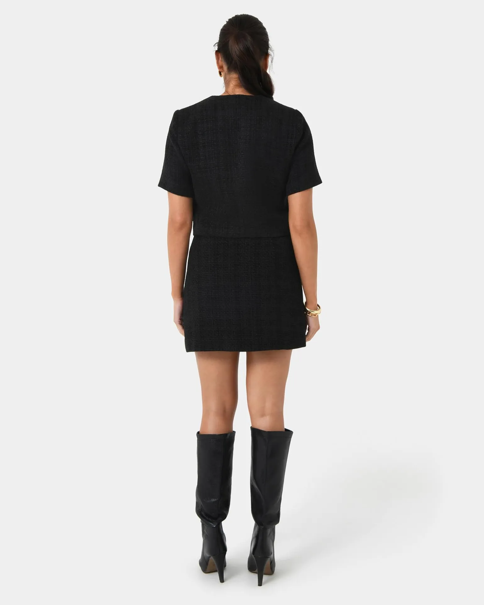 Carmen Tweed A-line Skirt