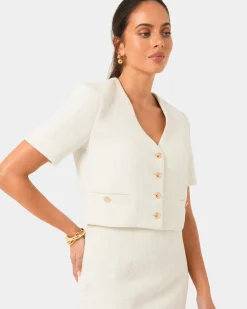 Carmen Tweed Crop Jacket