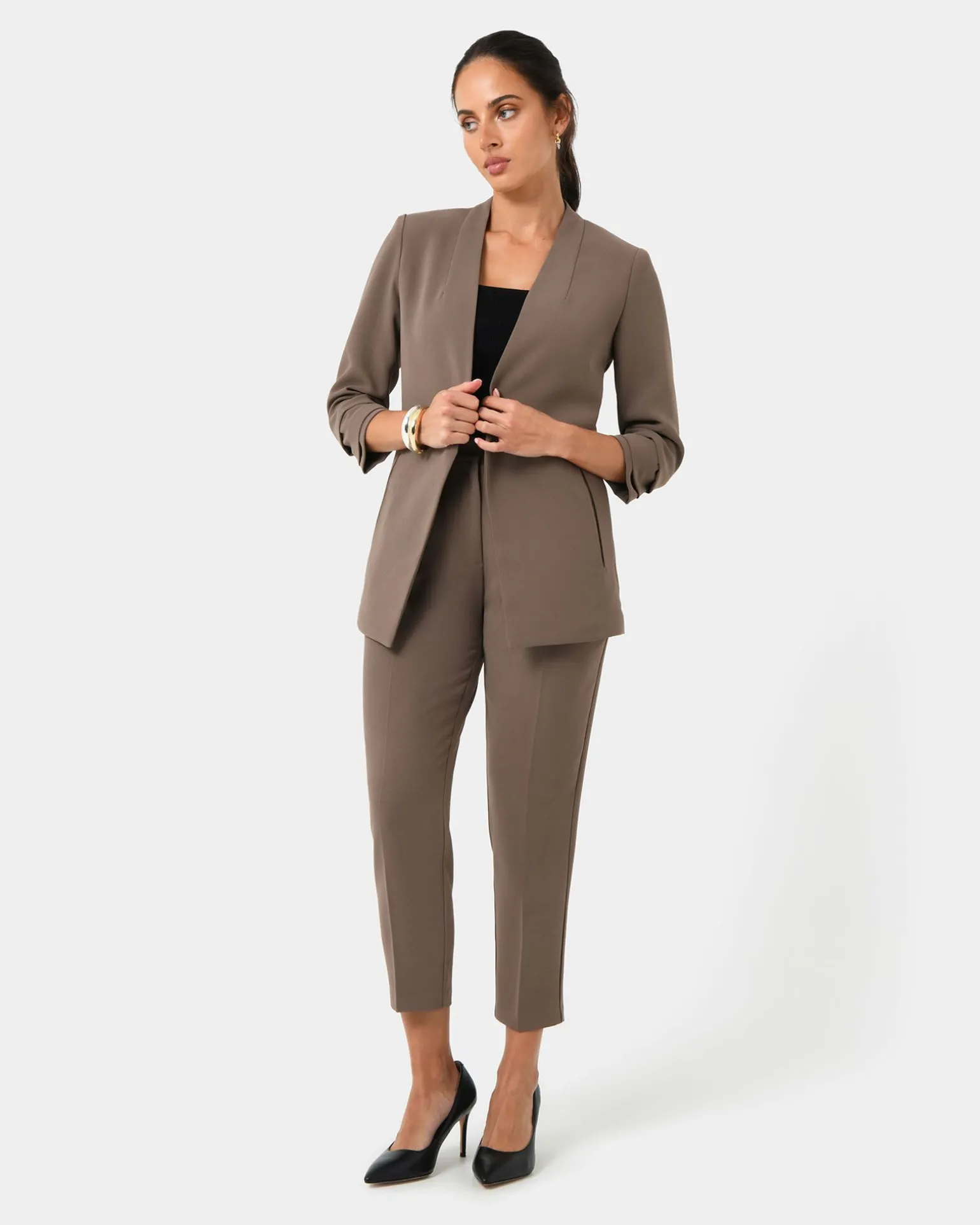 Carter 2 Collarless Blazer