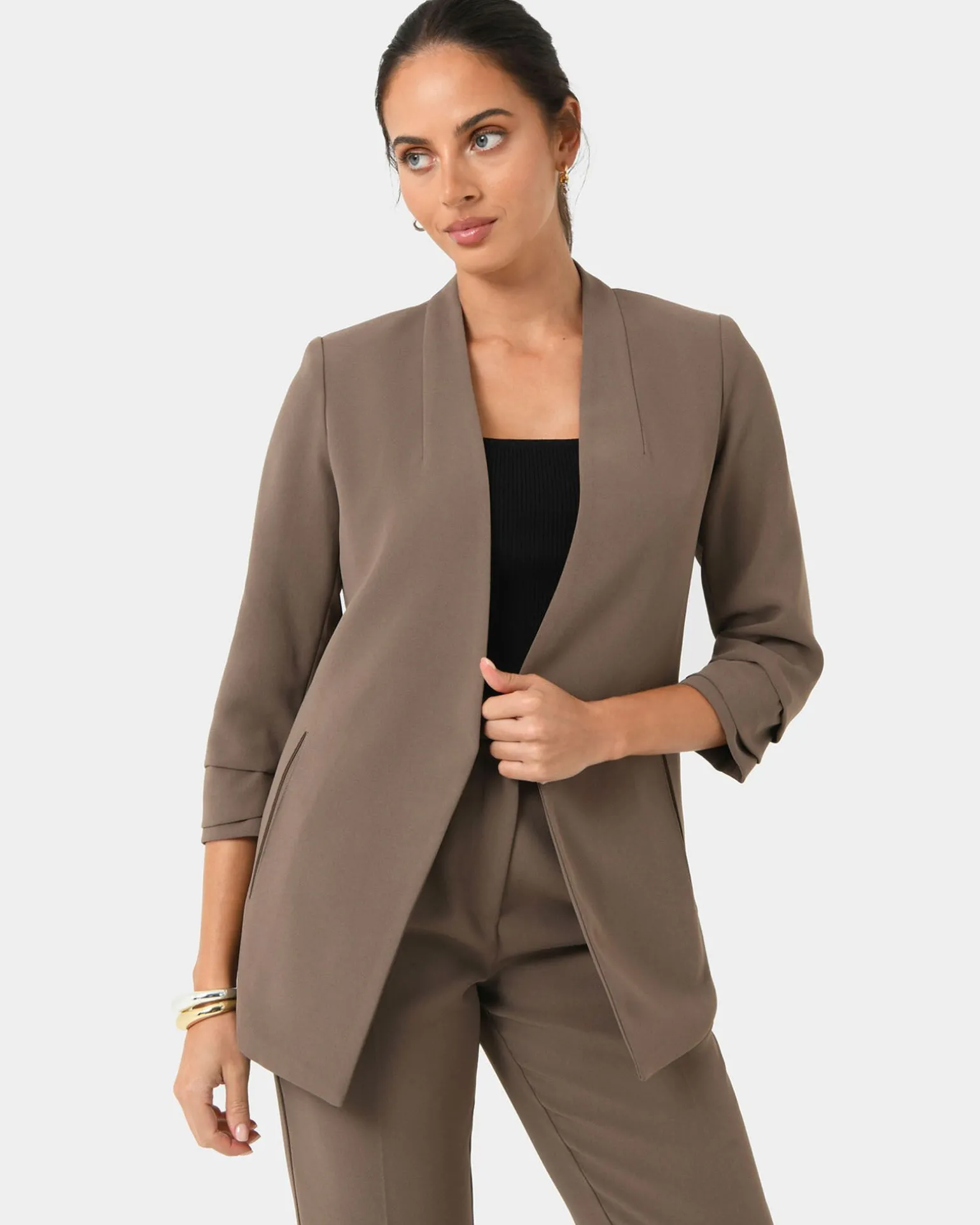Carter 2 Collarless Blazer