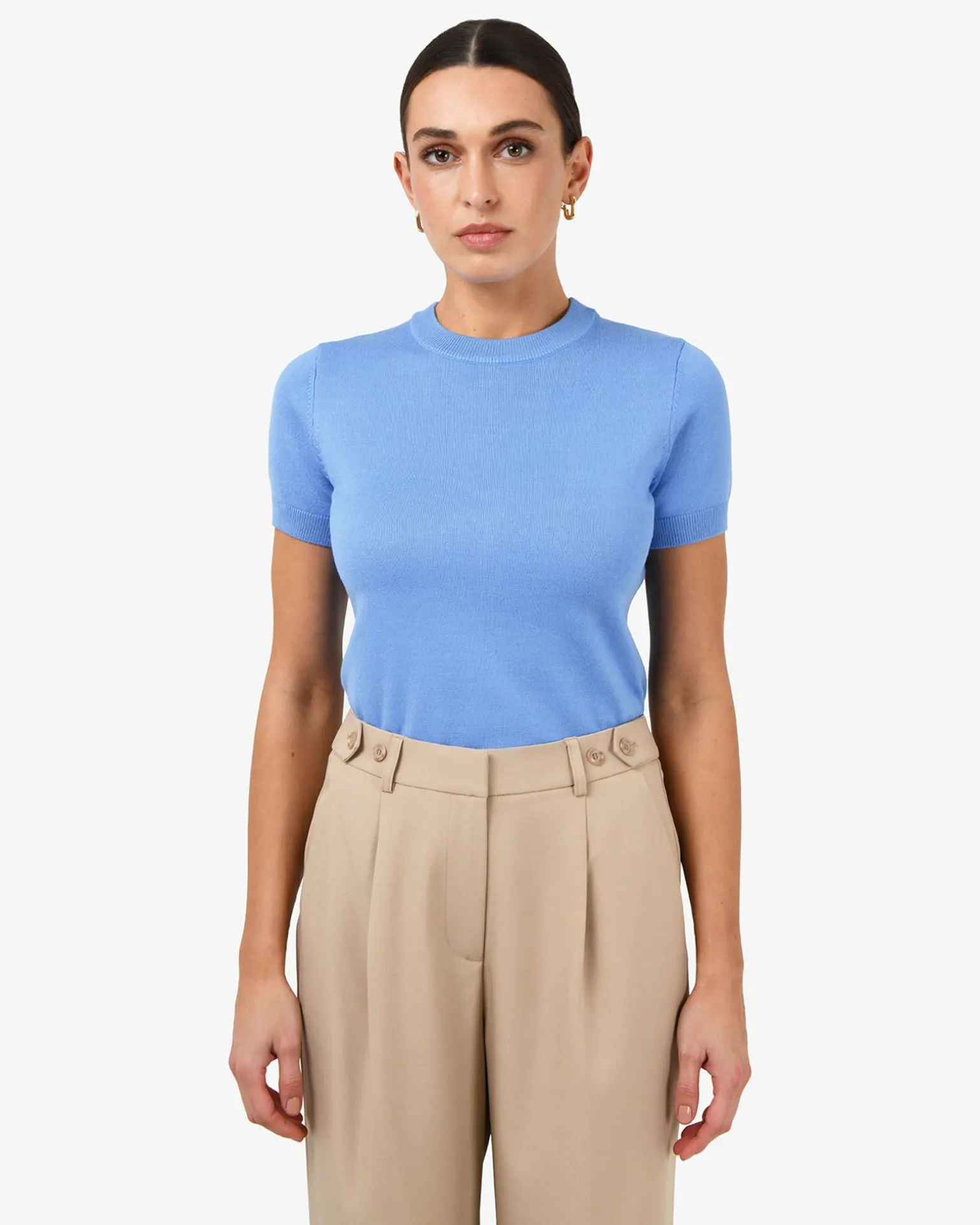 Catherine Short Sleeve Knit