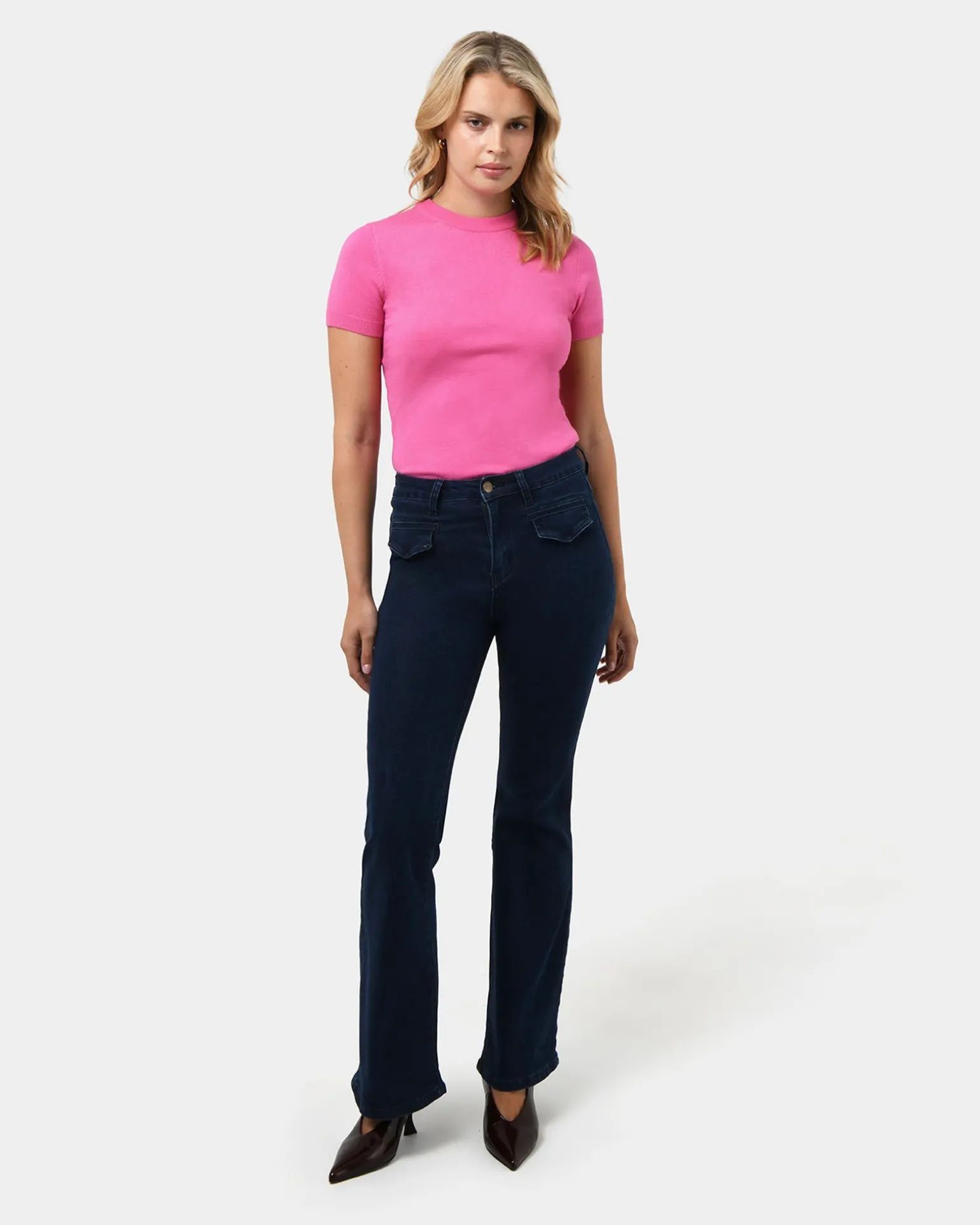 Catherine Short Sleeve Knit