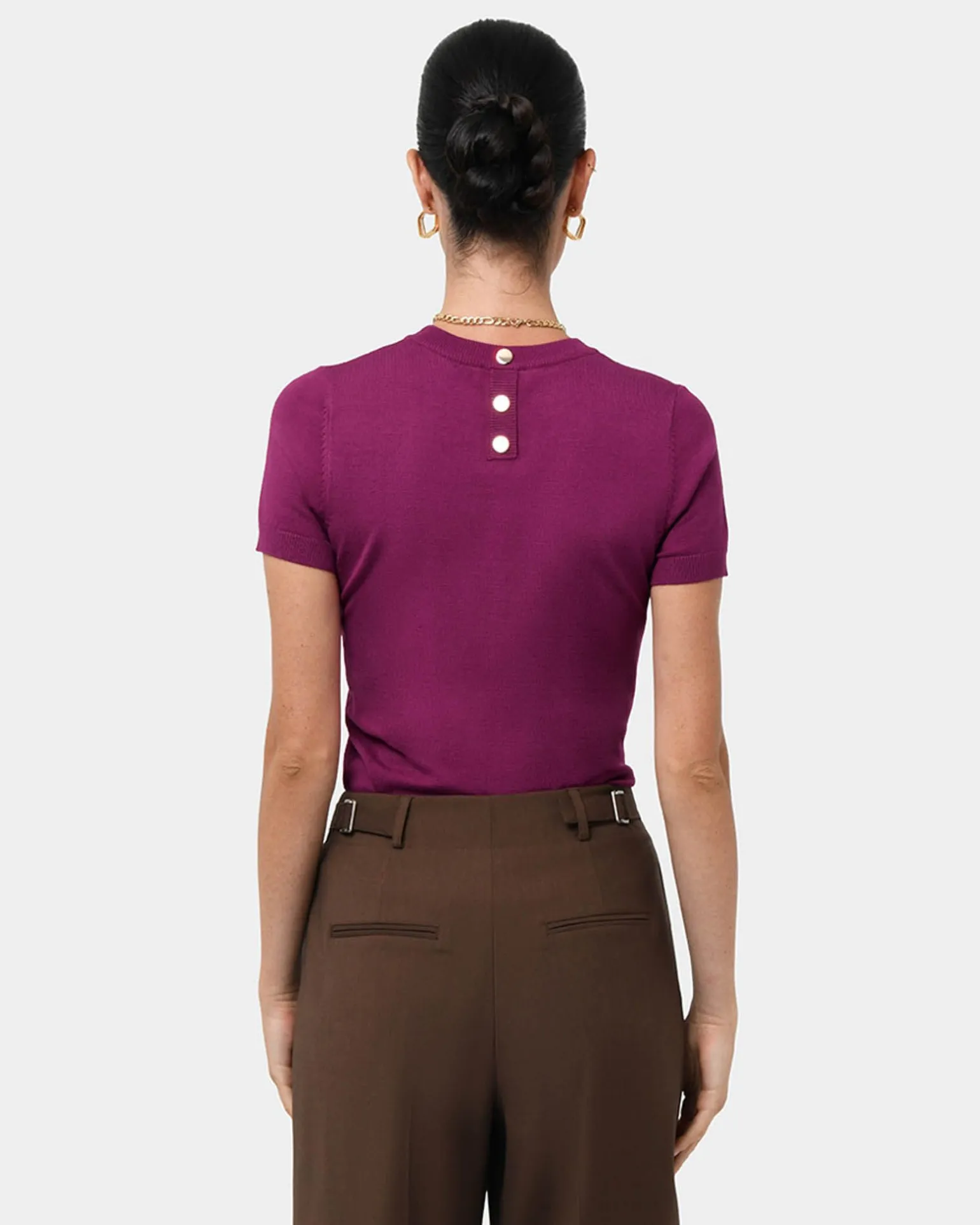 Catherine Short Sleeve Knit