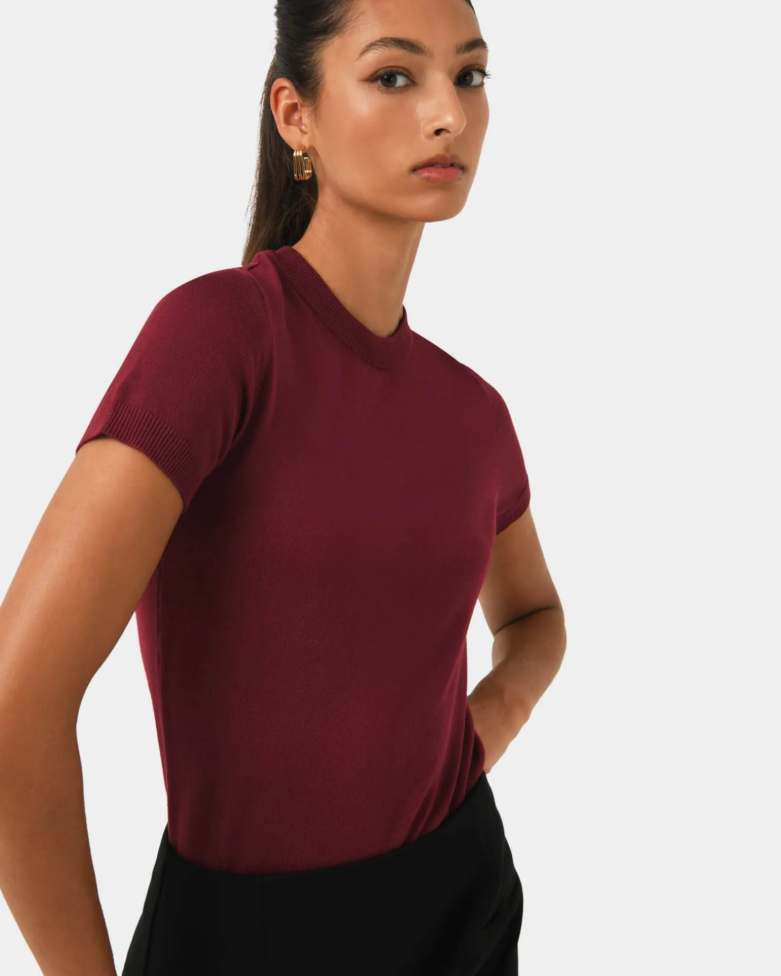 Catherine Short Sleeve Knit