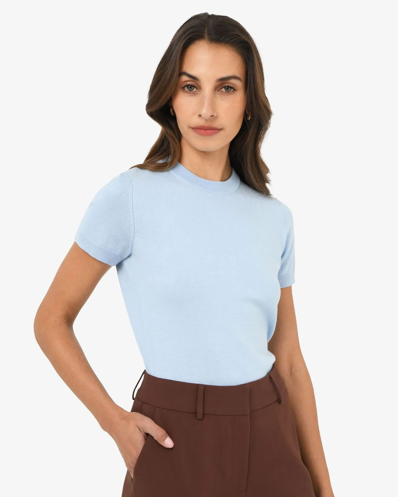 Catherine Short Sleeve Knit