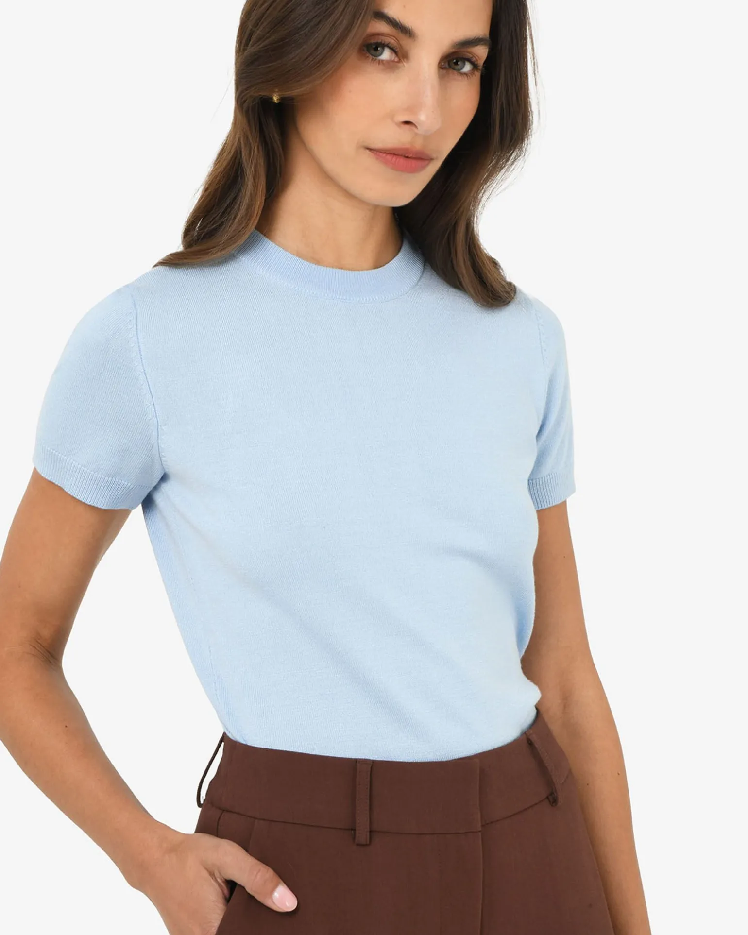 Catherine Short Sleeve Knit