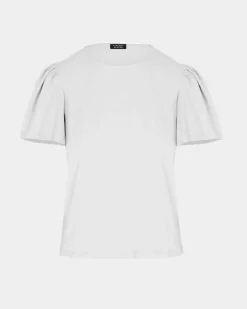 Cayla Gathered Sleeve Tee