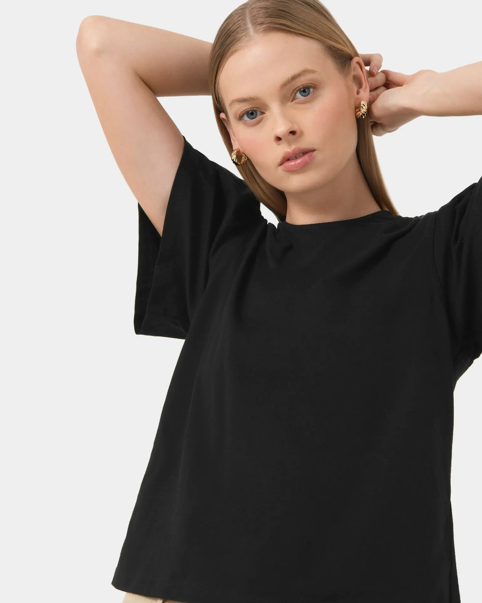 Cayla Gathered Sleeve Tee