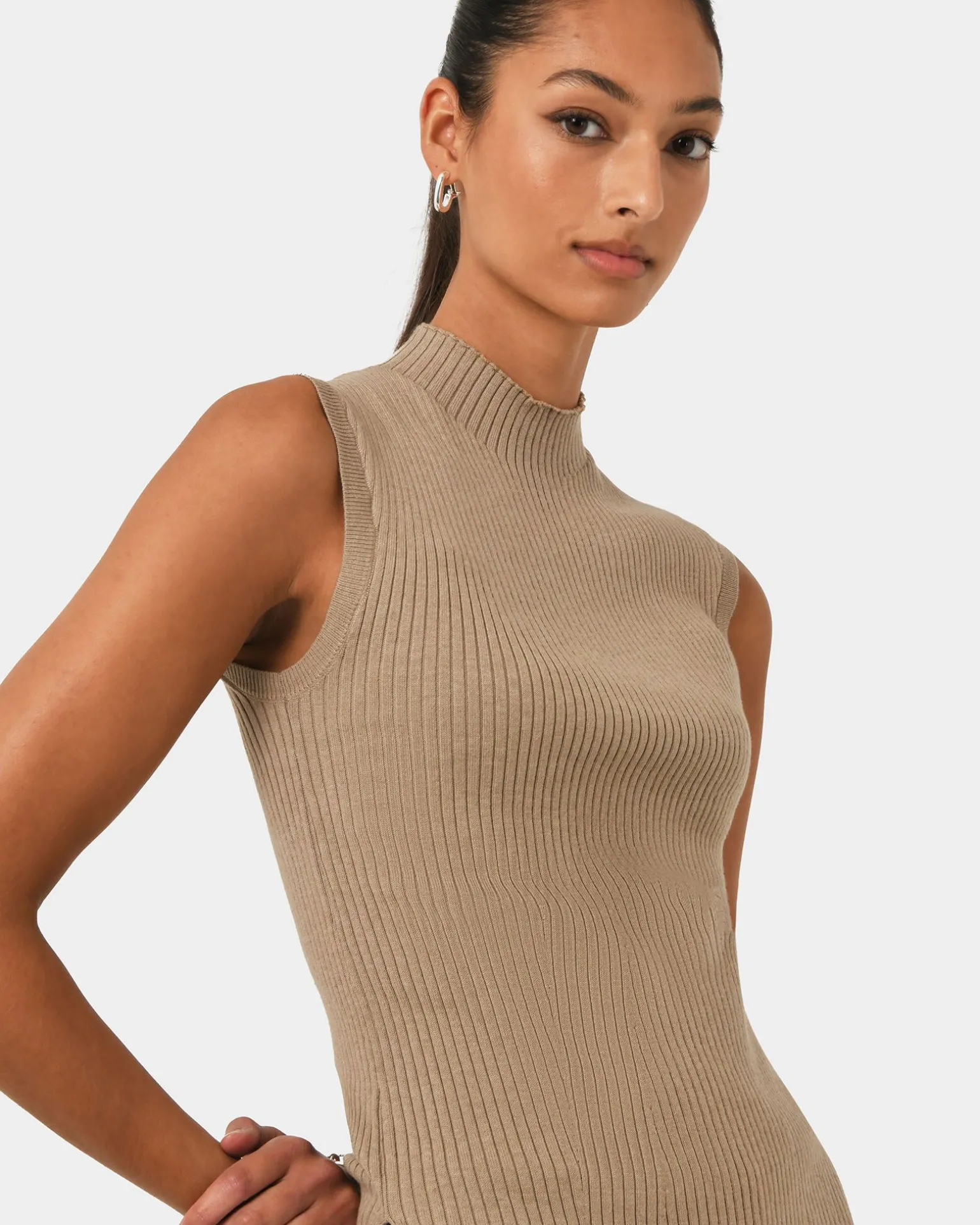 Charm Mock Neck Knit