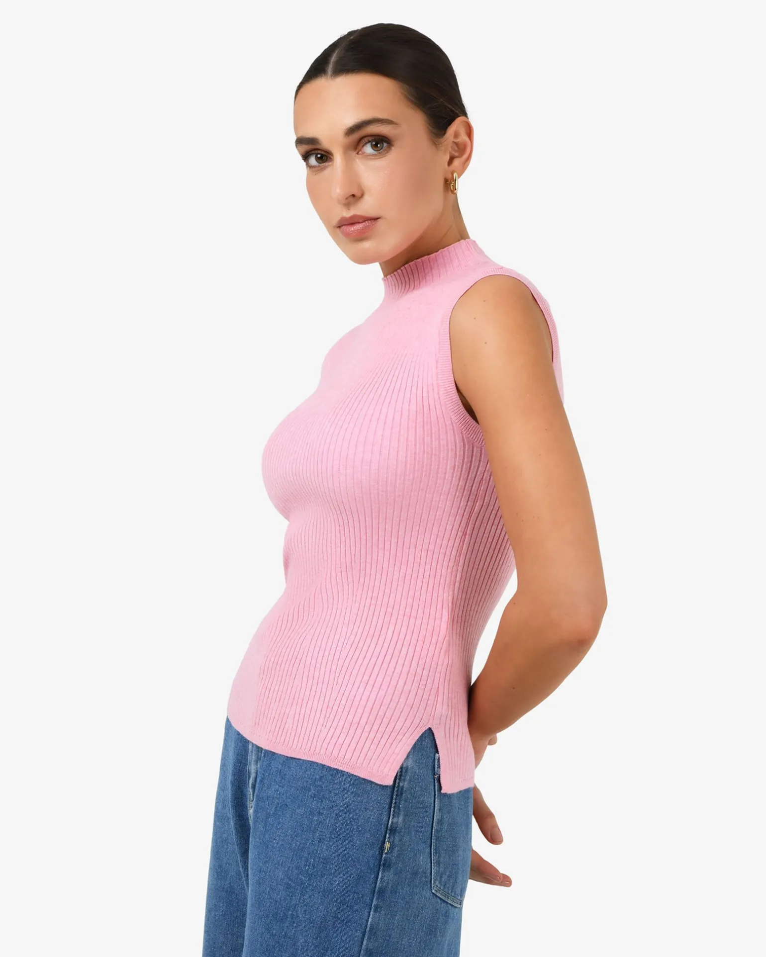 Charm Mock Neck Knit