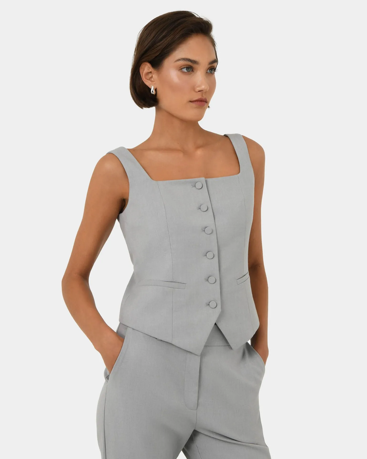 Chloe Square Neck Vest