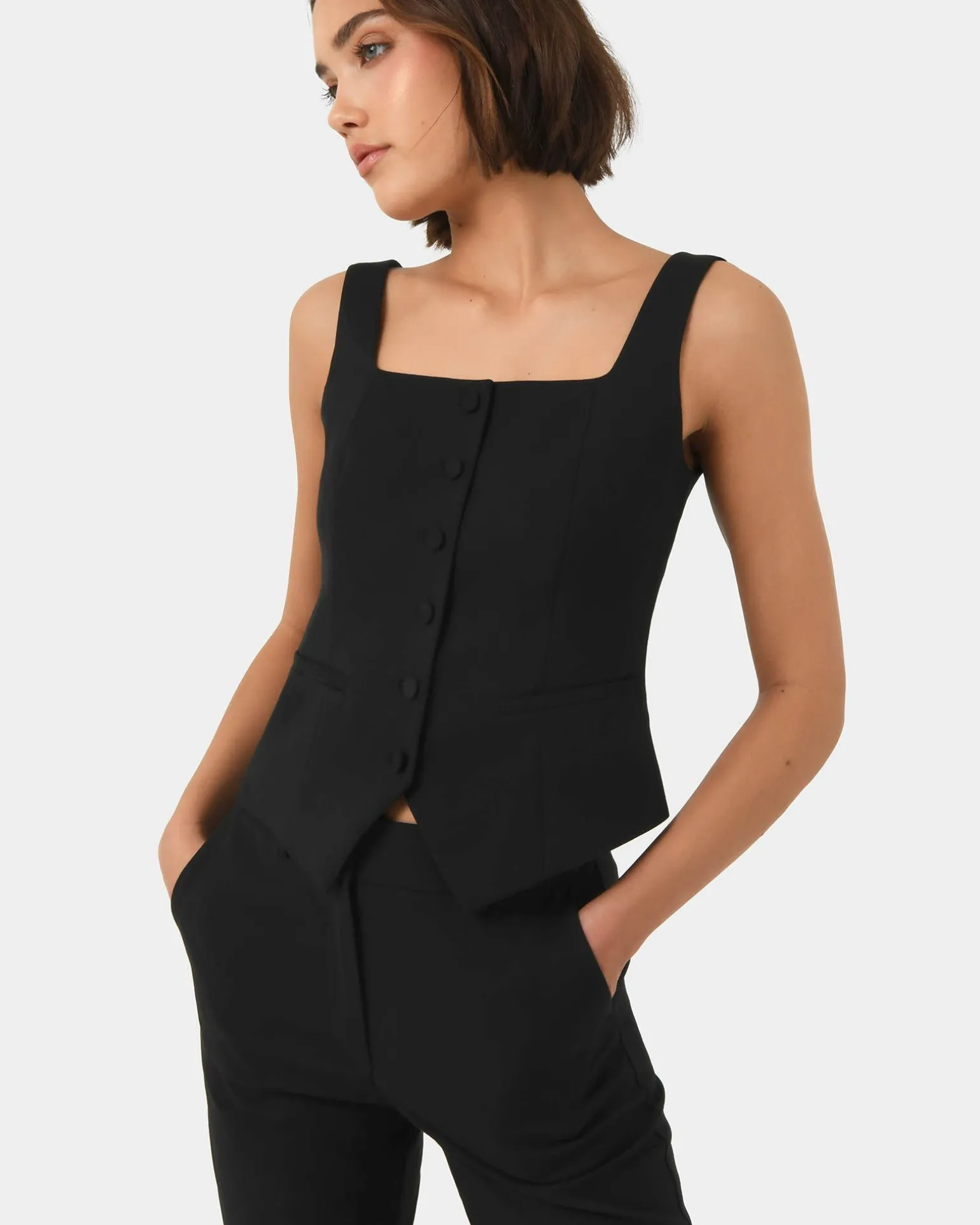 Chloe Square Neck Vest