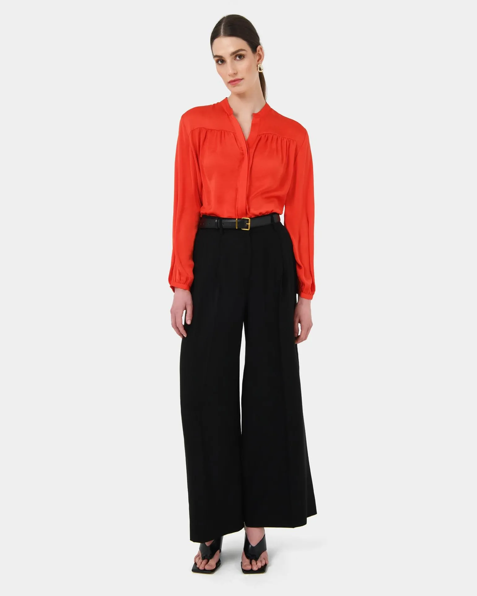 Claire V-neck Blouse