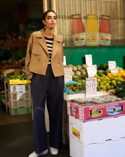 Collins Cropped Trench Coat