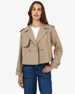 Collins Cropped Trench Coat