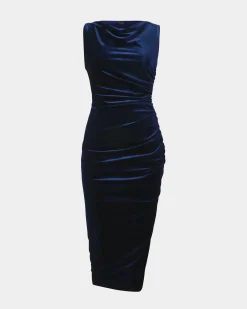 Cory Drape Midi Dress