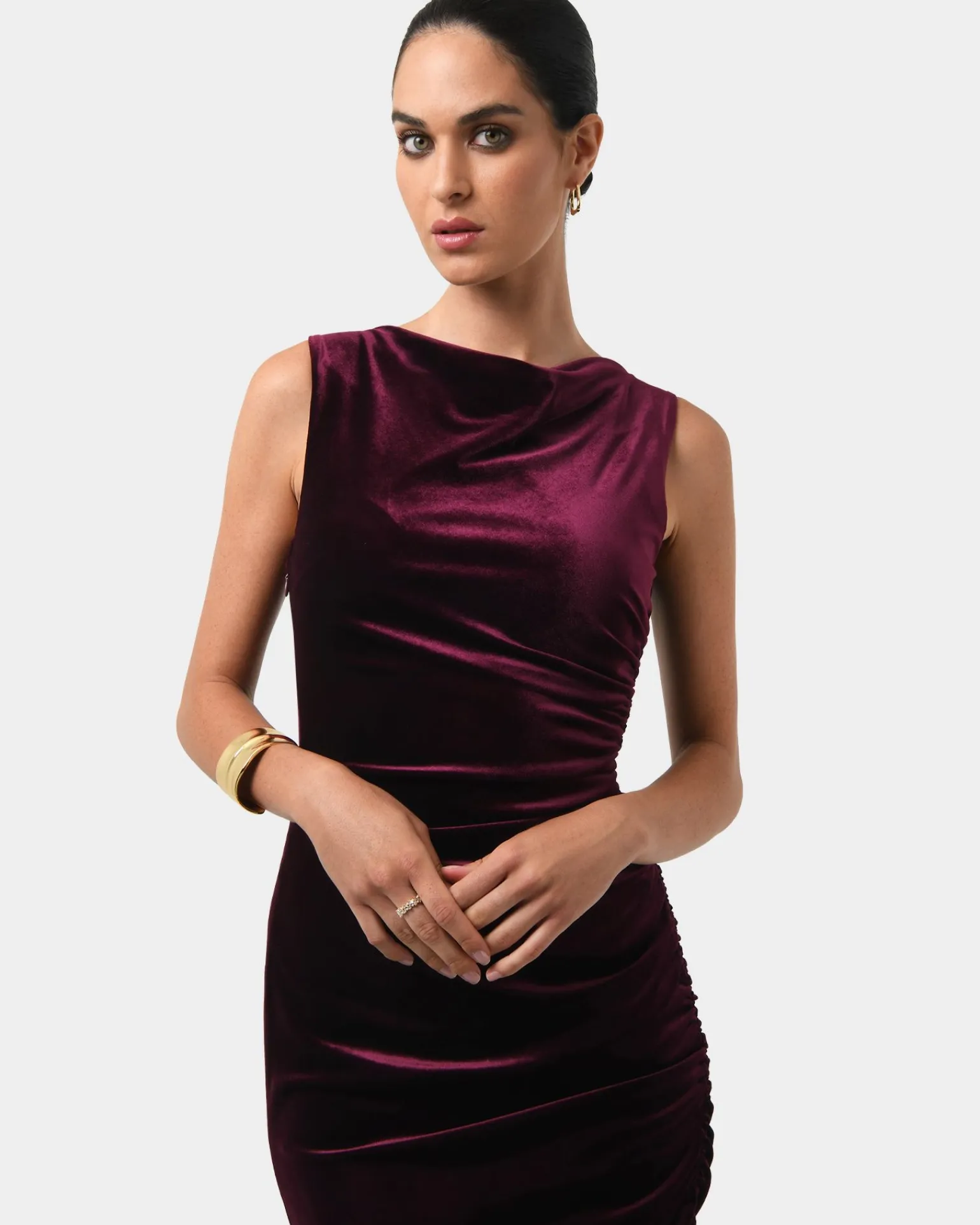 Cory Drape Midi Dress