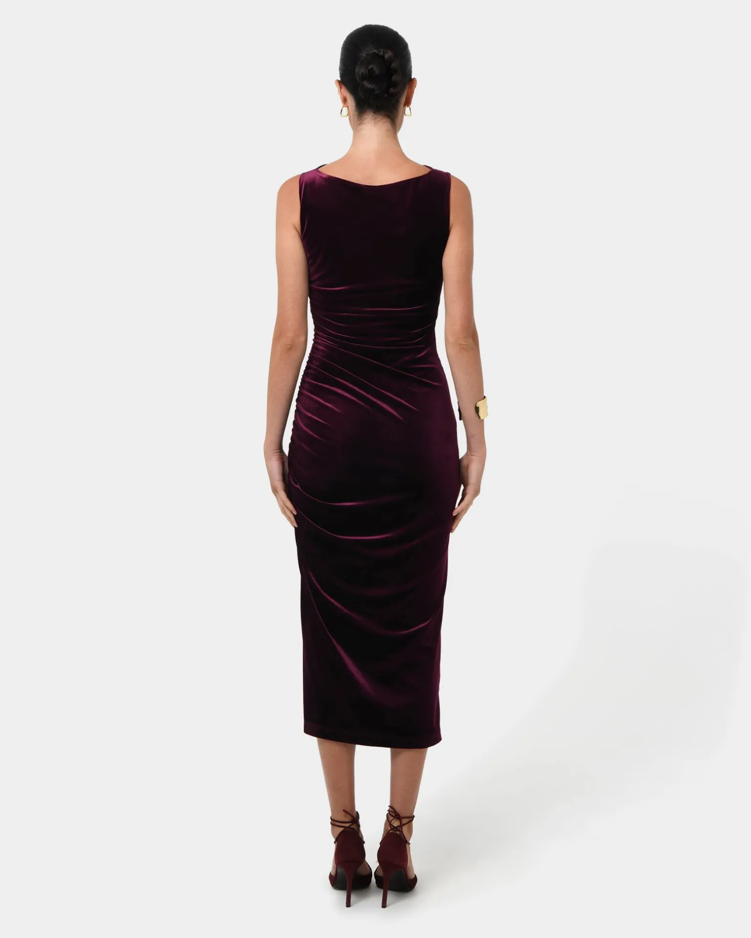 Cory Drape Midi Dress