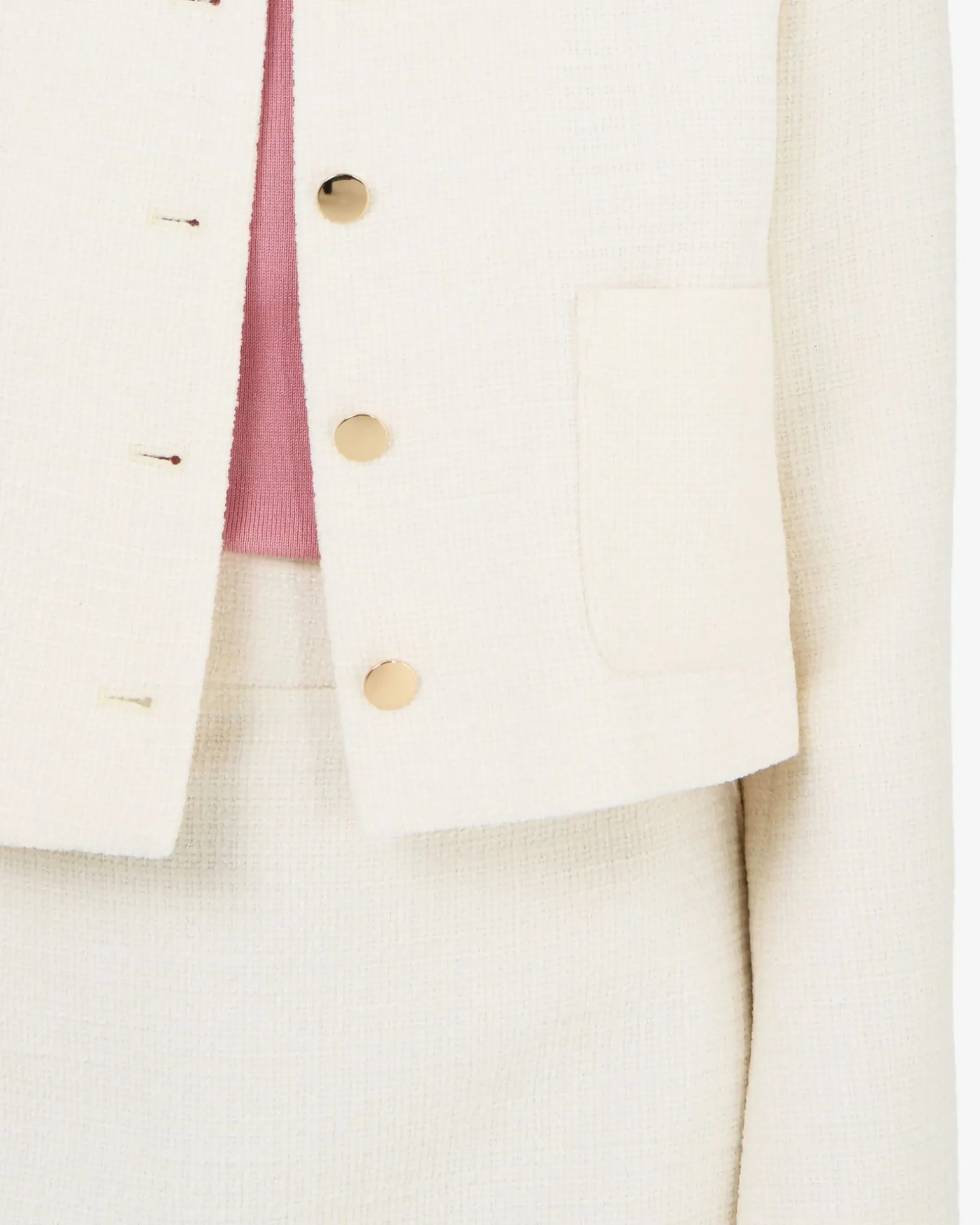 Cynthia Crop Tweed Jacket