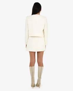 Cynthia Crop Tweed Jacket