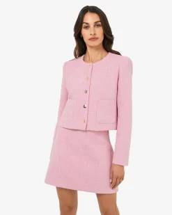 Cynthia Crop Tweed Jacket