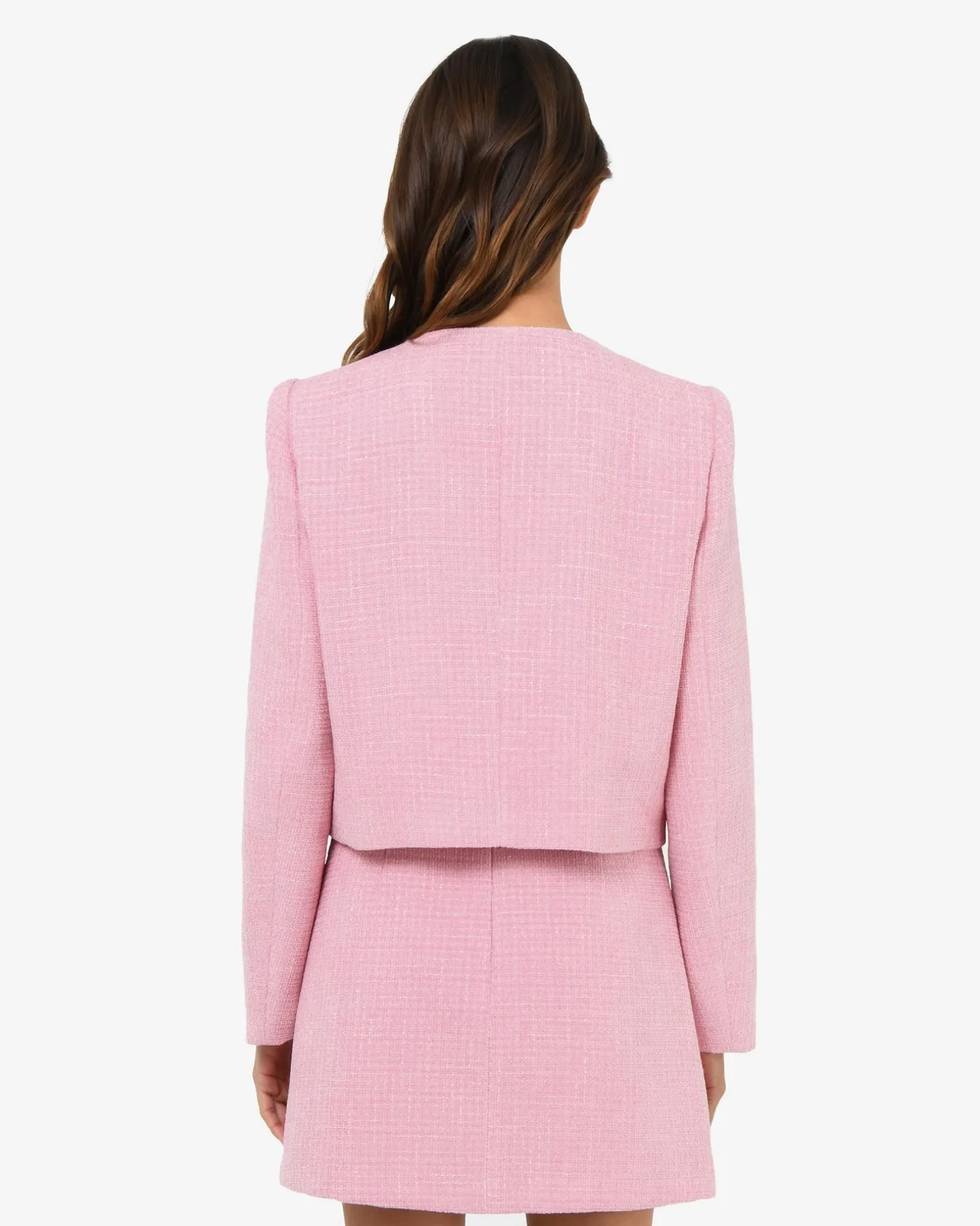 Cynthia Crop Tweed Jacket