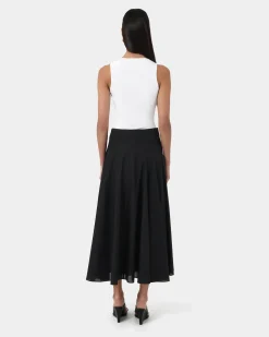 Deb Cotton Midi Full Skirt