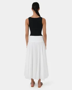 Deb Cotton Midi Full Skirt