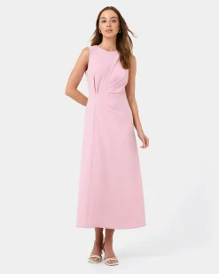 Demi Ruched Midi Dress
