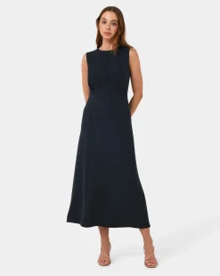 Demi Ruched Midi Dress