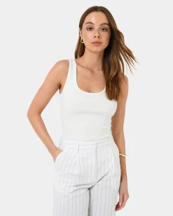 Devin Ribbed Singlet Top