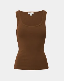 Devin Ribbed Singlet Top