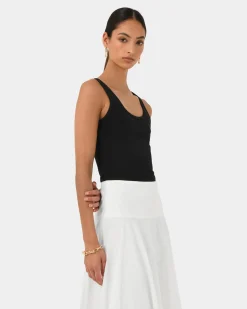 Devin Ribbed Singlet Top