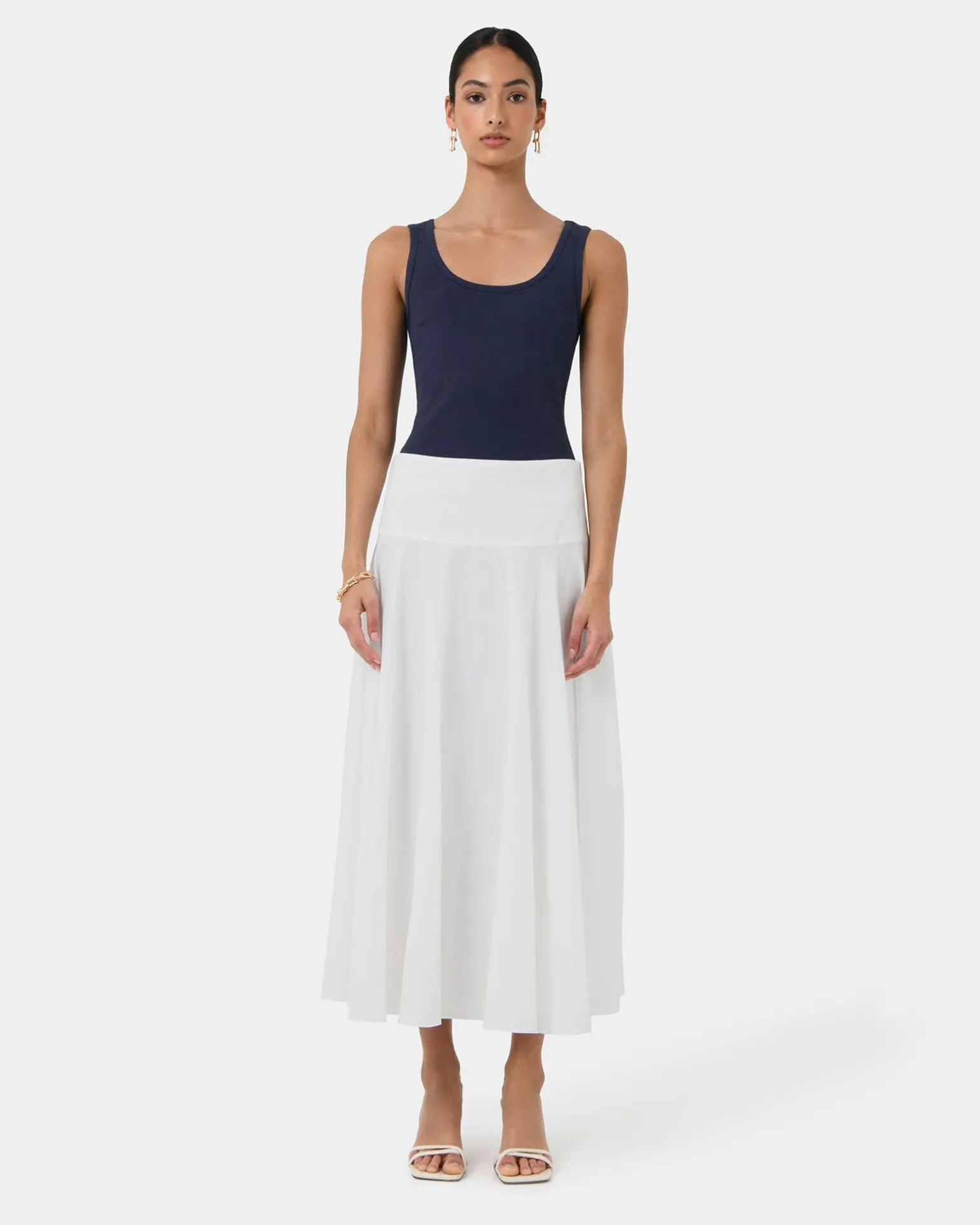 Devin Ribbed Singlet Top