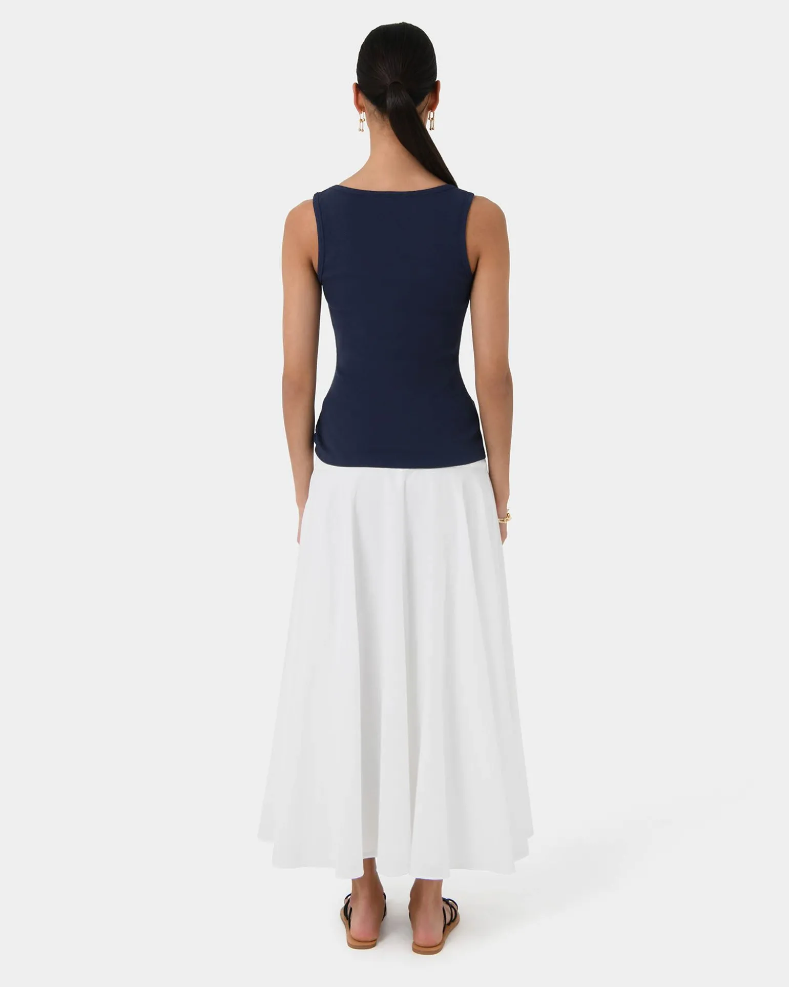 Devin Ribbed Singlet Top