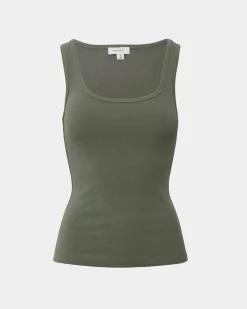 Devin Ribbed Singlet Top