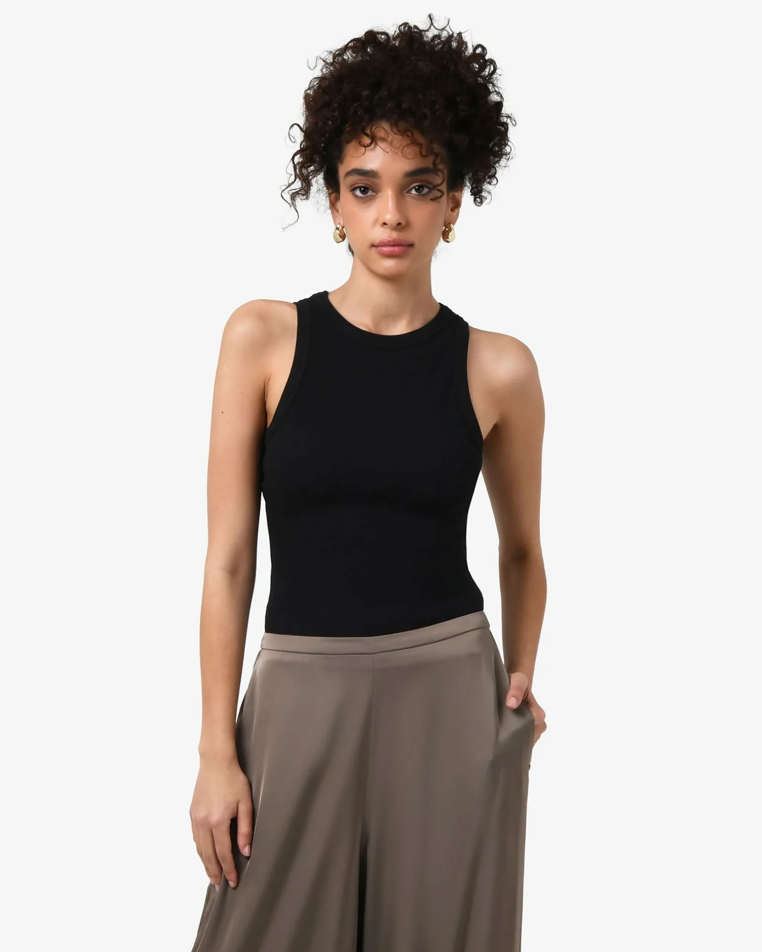 Devon Cotton Blend Singlet