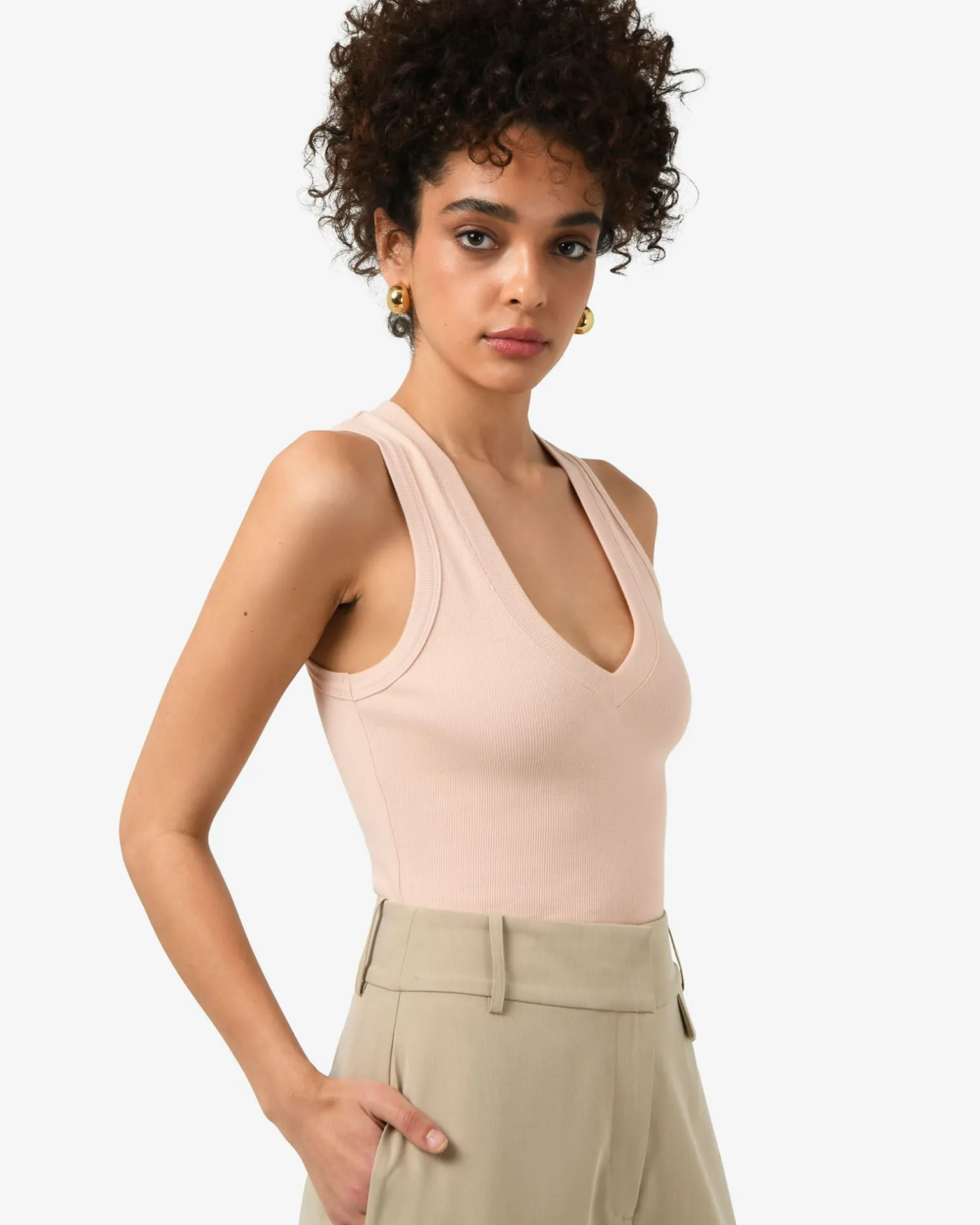 Devon V-neck Singlet