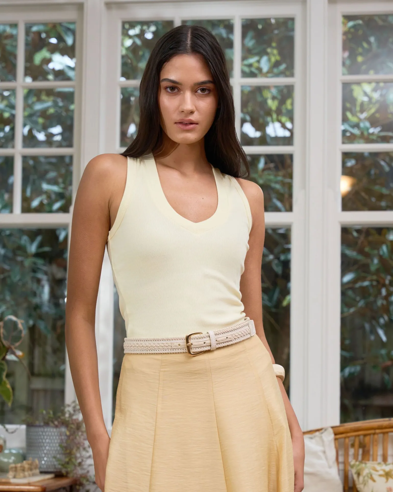 Devon V-neck Singlet